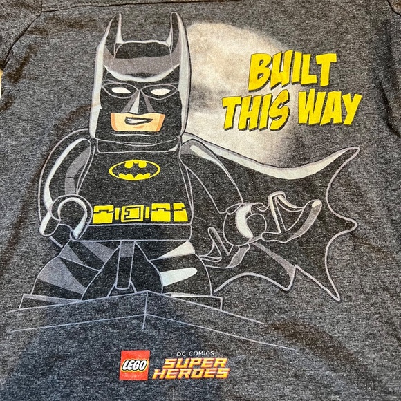 Lego Batman T-Shirt - Dark Grey - Kids Small - Bundle Discount - Picture 2 of 5